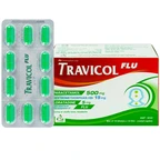 Thuốc Travicol Flu TV.Pharm giảm nhanh các triệu chứng do cảm cúm (10 vỉ x 10 viên)