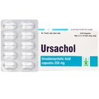 Thuốc Ursachol 250mg Lupin điều trị xơ gan mật nguyên phát (2 vỉ x 10 viên)