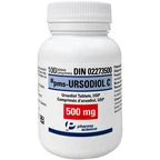 Thuốc Ursodiol C 500mg PharmaScience điều trị xơ gan ứ mật, làm tan sỏi mật (100 viên)