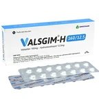 Thuốc Valsgim® – H 160/12.5 Agimexpharm điều trị tăng huyết áp (2 vỉ x 14 viên)