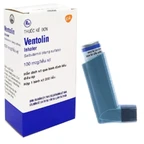 Hỗn dịch xịt Ventolin Inhaler 100mcg/liều GSK giãn cơ trơn phế quản (200 liều)