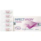 Viên đặt âm đạo Infectvagin hỗ trợ điều trị viêm cổ tử cung, teo niêm mạc âm đạo (2 vỉ x 5 viên)