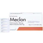 Viên đặt âm đạo Meclon Doppel Pharma điều trị viêm cổ tử cung, âm đạo (2 vỉ x 5 viên)