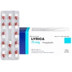Viên nang cứng Lyrica 75mg Viatris điều trị đau thần kinh, động kinh cục bộ (4 vỉ x 14 viên) 