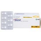 Viên nén Janumet 50mg/500mg MSD điều trị đái tháo đường típ 2 (4 vỉ x 7 viên)