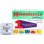 Viên nén Mebendazole 500mg Mekophar điều trị nhiễm một hay nhiều loại giun (1 viên)