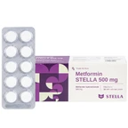 Viên nén Metformin Stella 500mg điều trị bệnh đái tháo đường típ 2 (3 vỉ x 10 viên)
