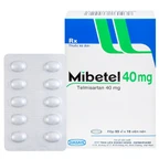 Viên nén Mibetel 40mg Hasan điều trị tăng huyết áp (3 vỉ x 10 viên)