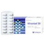 Viên nén Mirastad 30 Stella điều trị trầm cảm, duy trì cân bằng tinh thần (2 vỉ x 14 viên)
