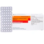 Viên nén Nebicard 2.5 Torrent điều trị tăng huyết áp (5 vỉ x 10 viên)