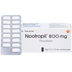 Viên nén Nootropil 800mg GSK điều trị hội chứng tâm thần (3 vỉ x 15 viên)