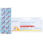 Viên nén Oleanzrapitab 5 Sun Pharma điều trị bệnh tâm thần phân liệt (5 vỉ x 10 viên)
