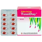 Viên trị ho Tussiday OPC điều trị các chứng ho, đau họng, sổ mũi (10 vỉ x 10 viên)