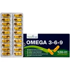 Viên uống bổ sung Omega 3-6-9, tốt cho tim mạch, não và mắt, giảm nguy cơ xơ vữa động mạch Omega 3-6-9 NatureCare (6 vỉ x 20 viên)
