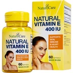 Viên uống giúp làm đẹp da, cải thiện sức khỏe da Natural Vitamin E 400 IU NatureCare (60 viên)