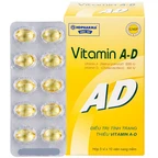 Thuốc Vitamin A-D HDpharma điều trị tình trạng thiếu Vitamin A và D (5 vỉ x 10 viên)