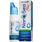 Xịt mũi muối biển Nano Sea Plus người lớn 75ml giúp làm sạch, thông mũi họng
