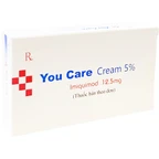 Thuốc You Care Cream 5% điều trị mụn cóc sinh dục ngoài và hậu môn(12 gói)