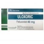 Thuốc Uloxoric 40mg Herabiopharm điều trị tăng acid uric máu mạn tính (10 vỉ x 10 viên)