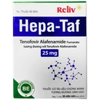 Thuốc Hepa - Taf 25mg BRV điều trị bệnh viêm gan siêu vi B mạn tính (30 viên)