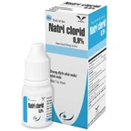 Thuốc nhỏ mắt, nhỏ mũi Natri clorid 0.9% Bidiphar hổ trợ rửa mắt, rửa mũi, khô rát mắt, sổ mũi (10ml)