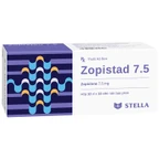Thuốc Zopistad 7.5mg Stella Pharm điều trị ngắn hạn chứng mất ngủ (10 vỉ x 10 viên)