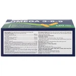 Viên nang mềm NatureCare Omega 369 bổ sung Omega, giảm nguy cơ xơ vữa động mạch (6 vỉ x 20 viên)