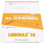 Viên nén Lodimax 10 OPV Pharma chống tăng huyết áp, đau thắt ngực (2 vỉ x 10 viên) 