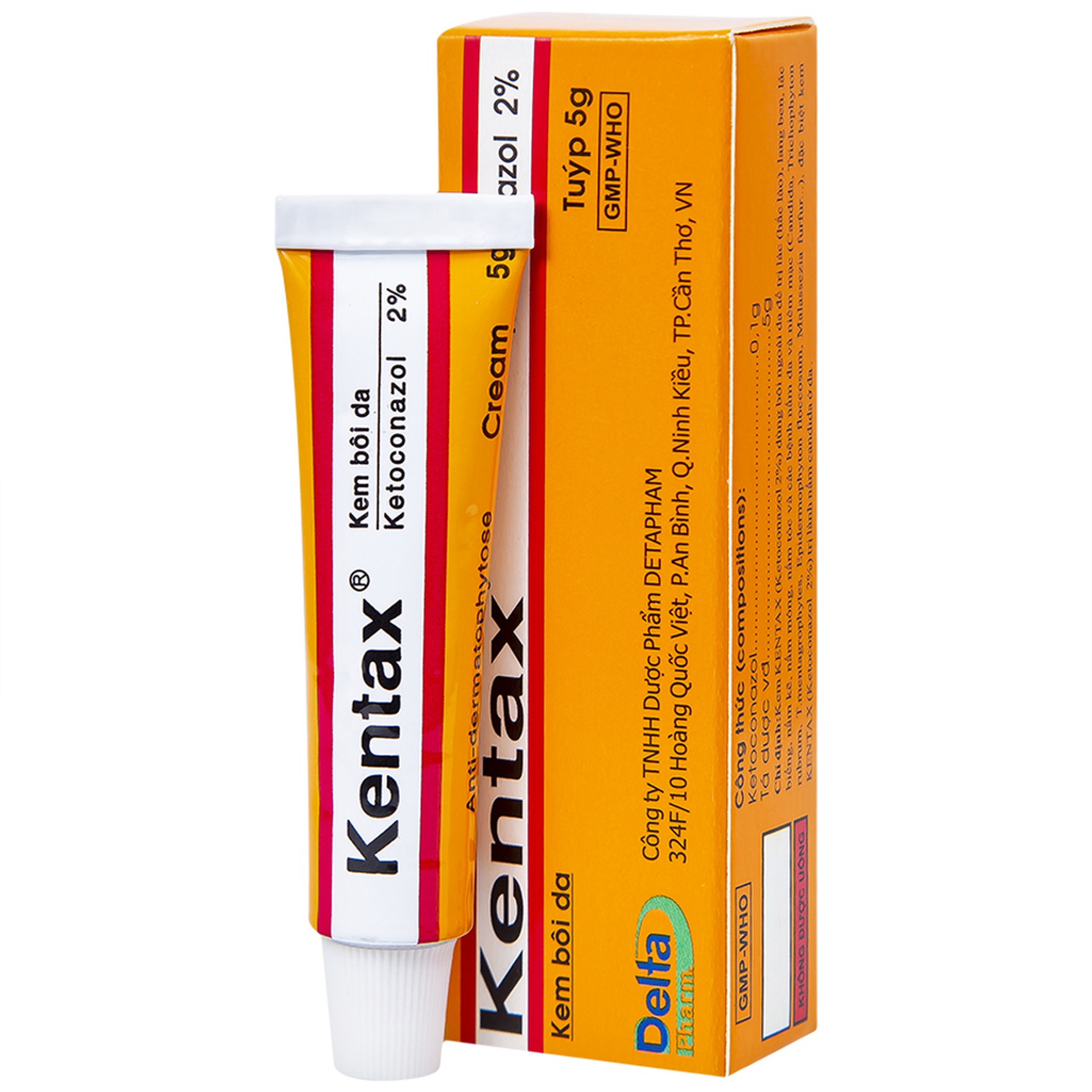 Kem trị nấm Kentax ketoconazole 2%, Cách dùng & Lưu ý