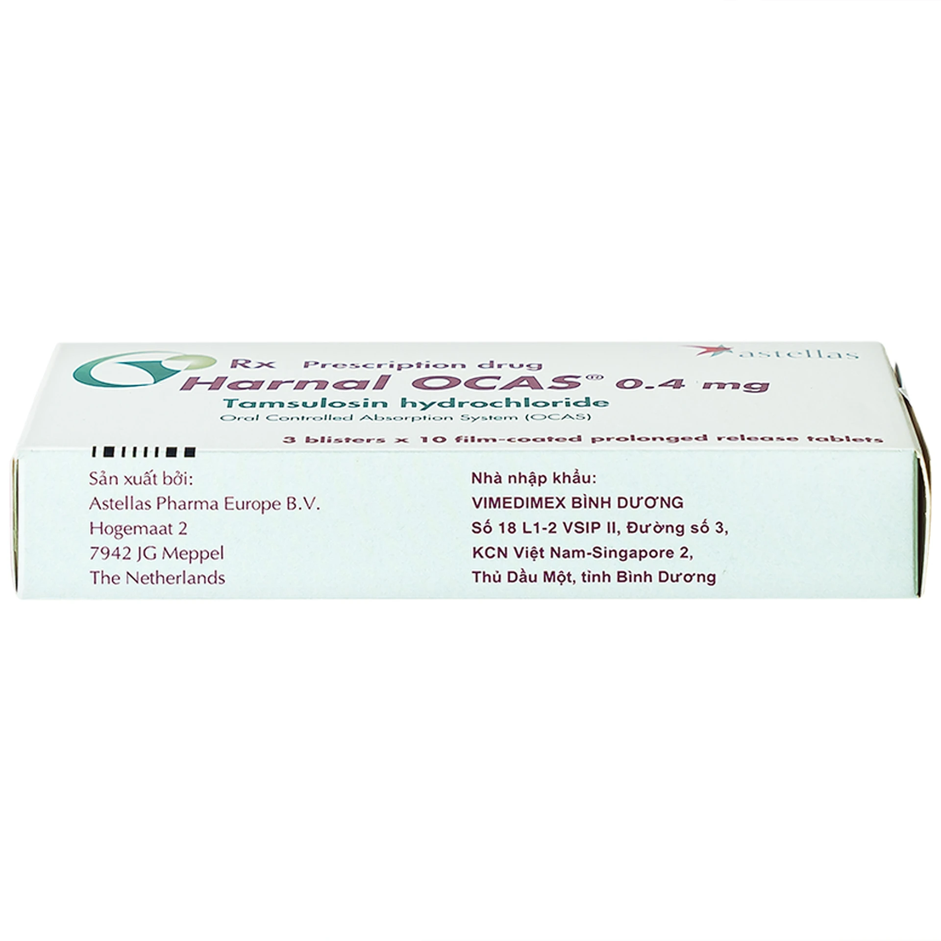 Thuốc Harnal Ocas 0.4mg trị tăng sản lành tính ở tuyến tiền liệt