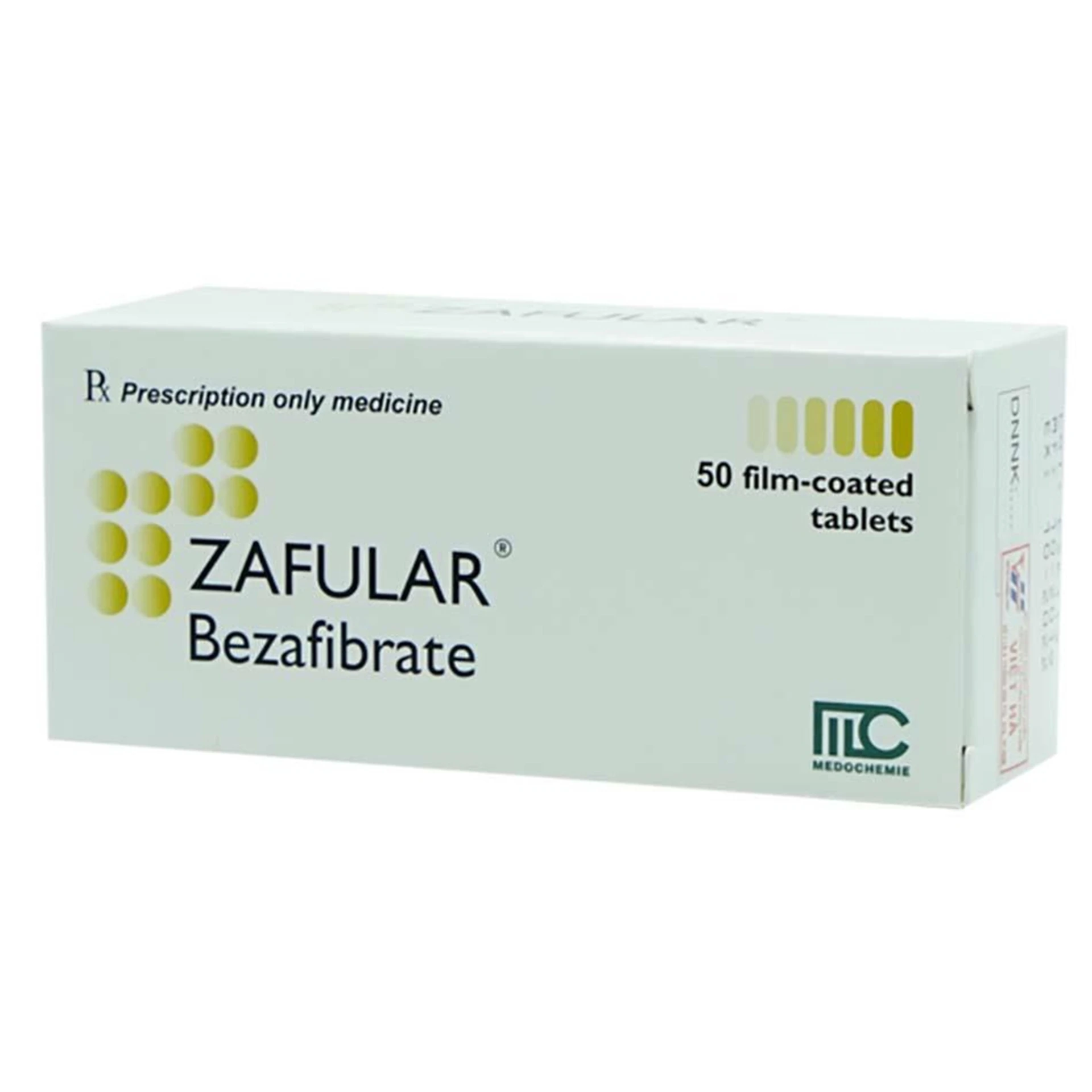 Thuốc Zafular 200 điều trị tăng lipid máu (5 vỉ x 10 viên)