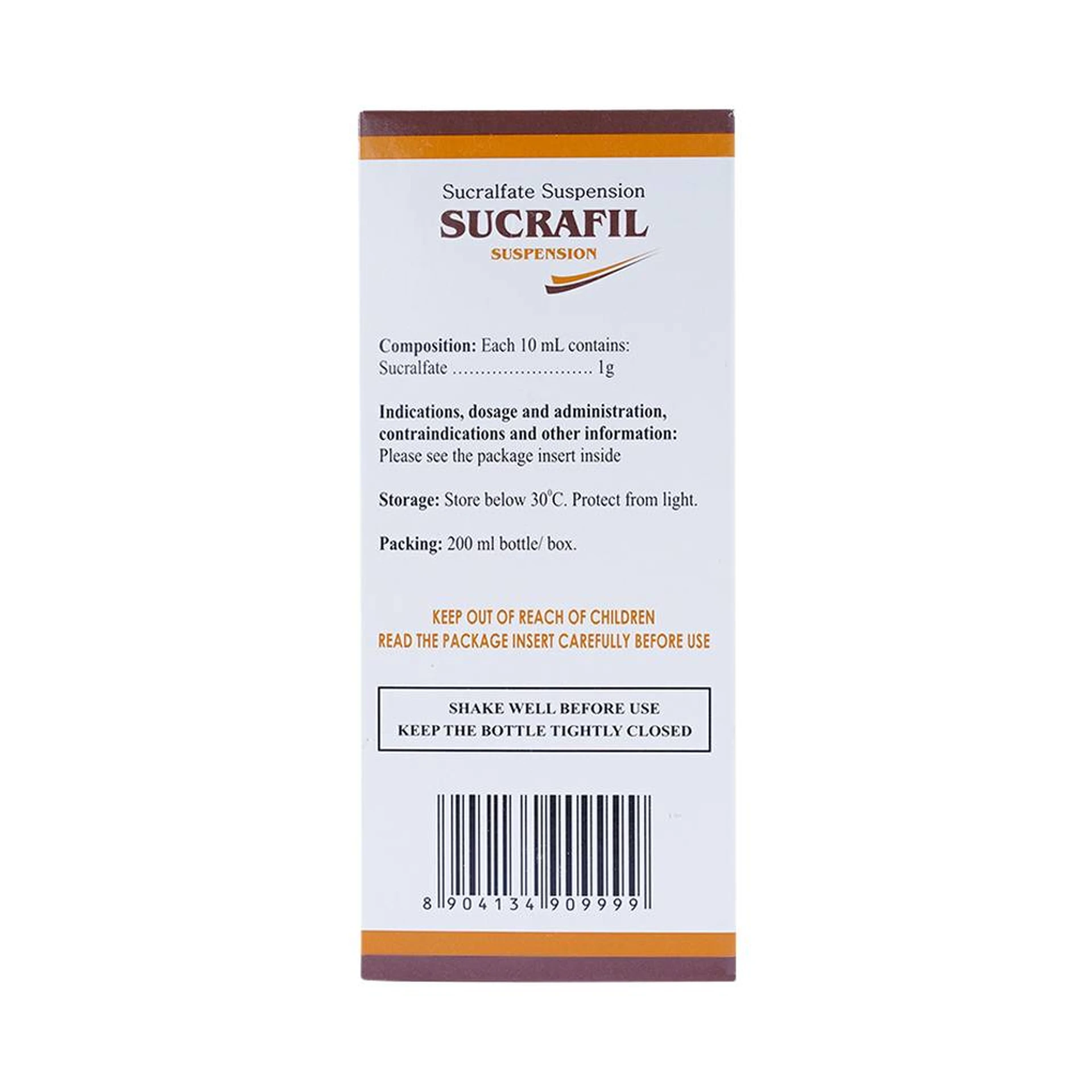 Thuốc Sucrafil Fourts 200Ml điều trị viêm khớp, trào ngược dạ dày