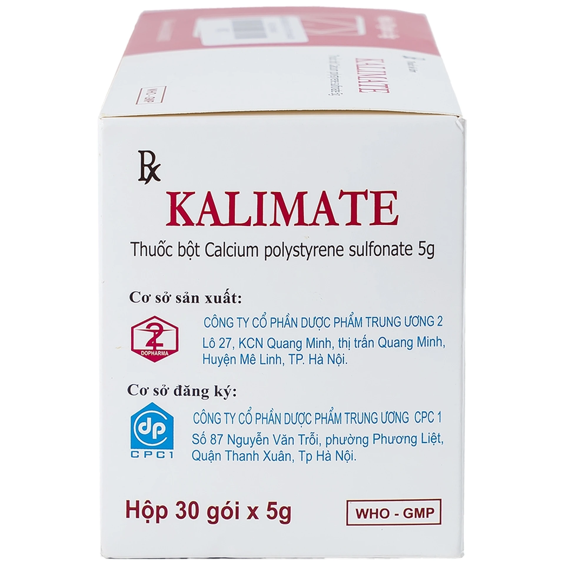 Thuốc bột Kalimate trị tăng kali trong máu do suy thận