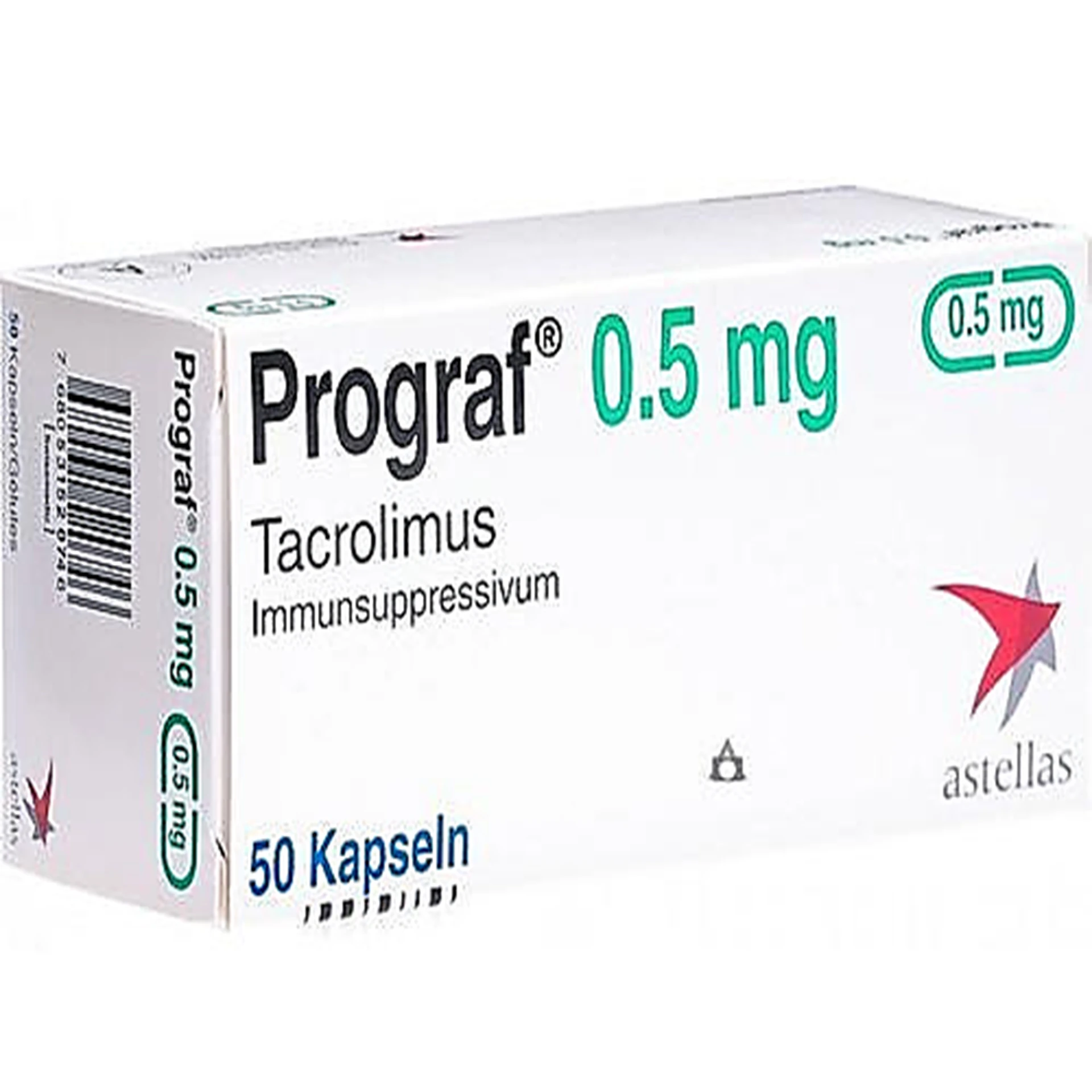 Thuốc Prograf 0.5mg Astellas phòng ngừa sự đào thảo cơ quan ghép thận ...