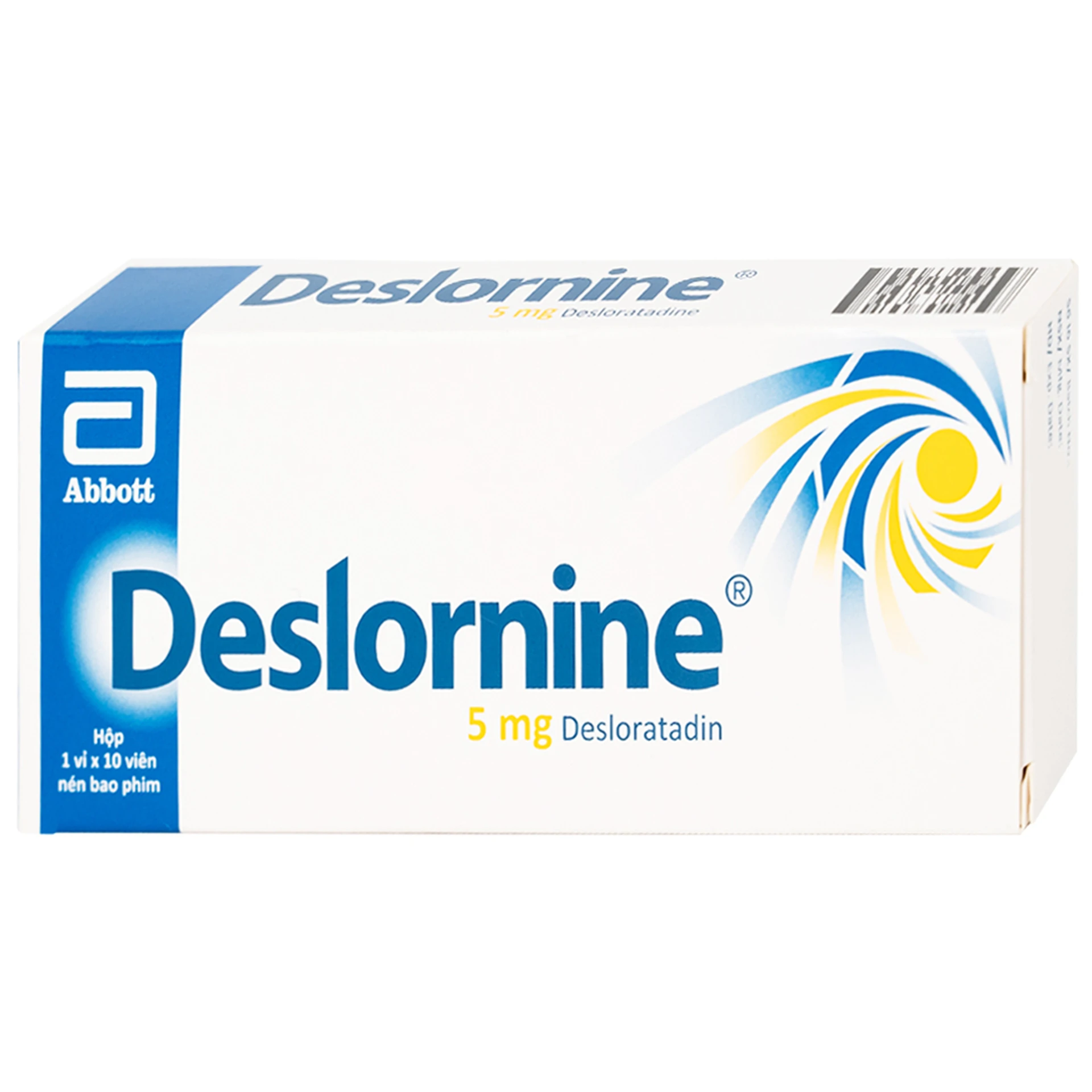 Deslornine 5mg giảm triệu chứng hắt hơi, chảy mũi, mày đay