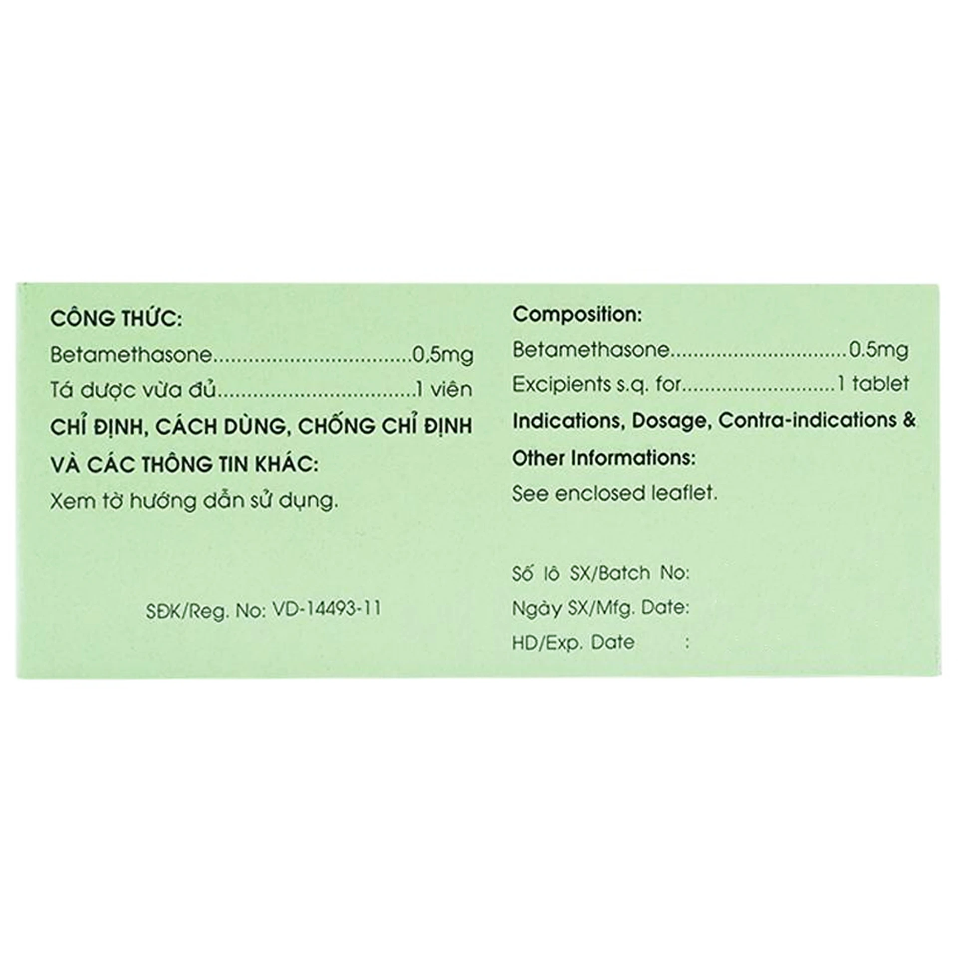 Thuốc Mekocetin 0.5mg trị thấp khớp, bệnh collagen (100 viên)
