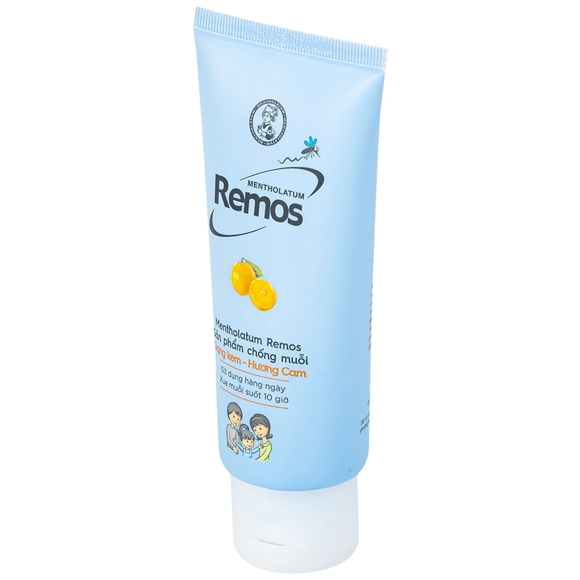 Kem chống muỗi Remos Rohto hương cam (70g) - Long Châu