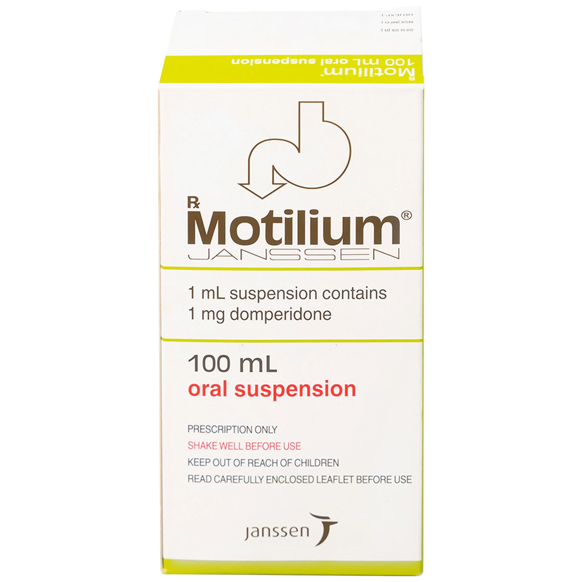 Hỗn dịch uống Motilium điều trị nôn và buồn nôn (100ml)