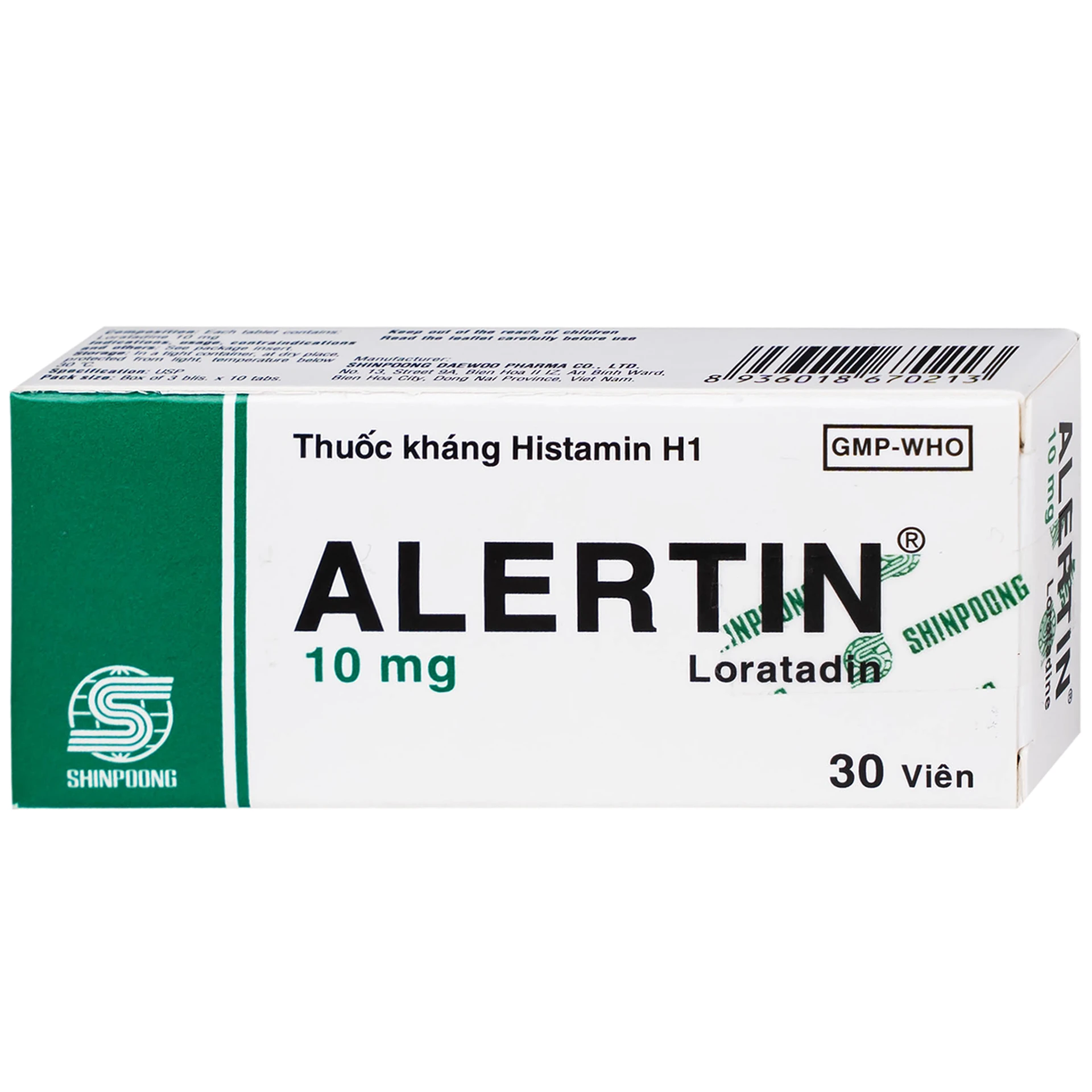 Thuốc Alertin 10mg Shinpoong Deawoo chỉ định trong trường hợp viêm mũi ...