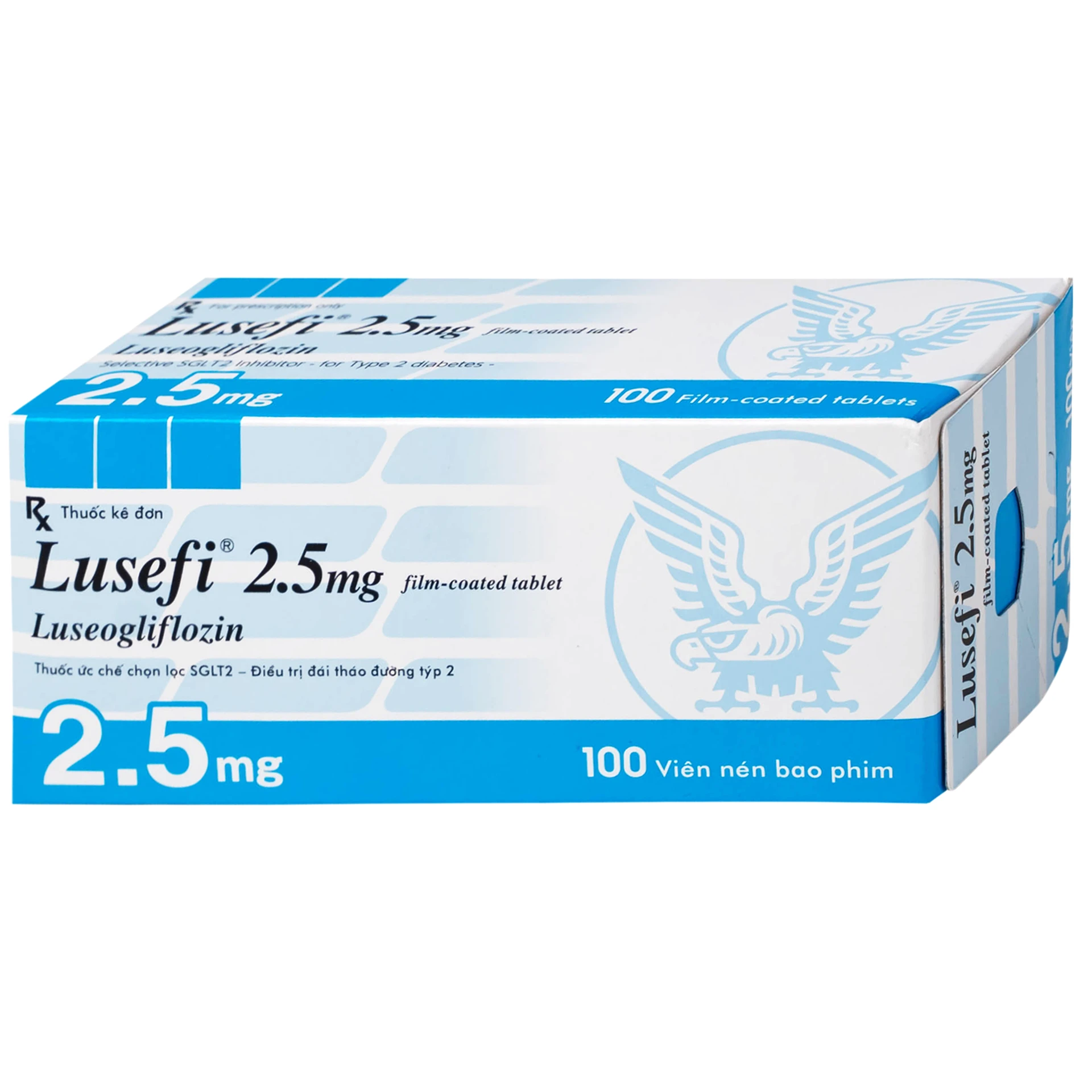 Thuốc Lusefi 2.5mg Taisho điều trị bệnh đái tháo đường tuýp 2 (10 vỉ x ...
