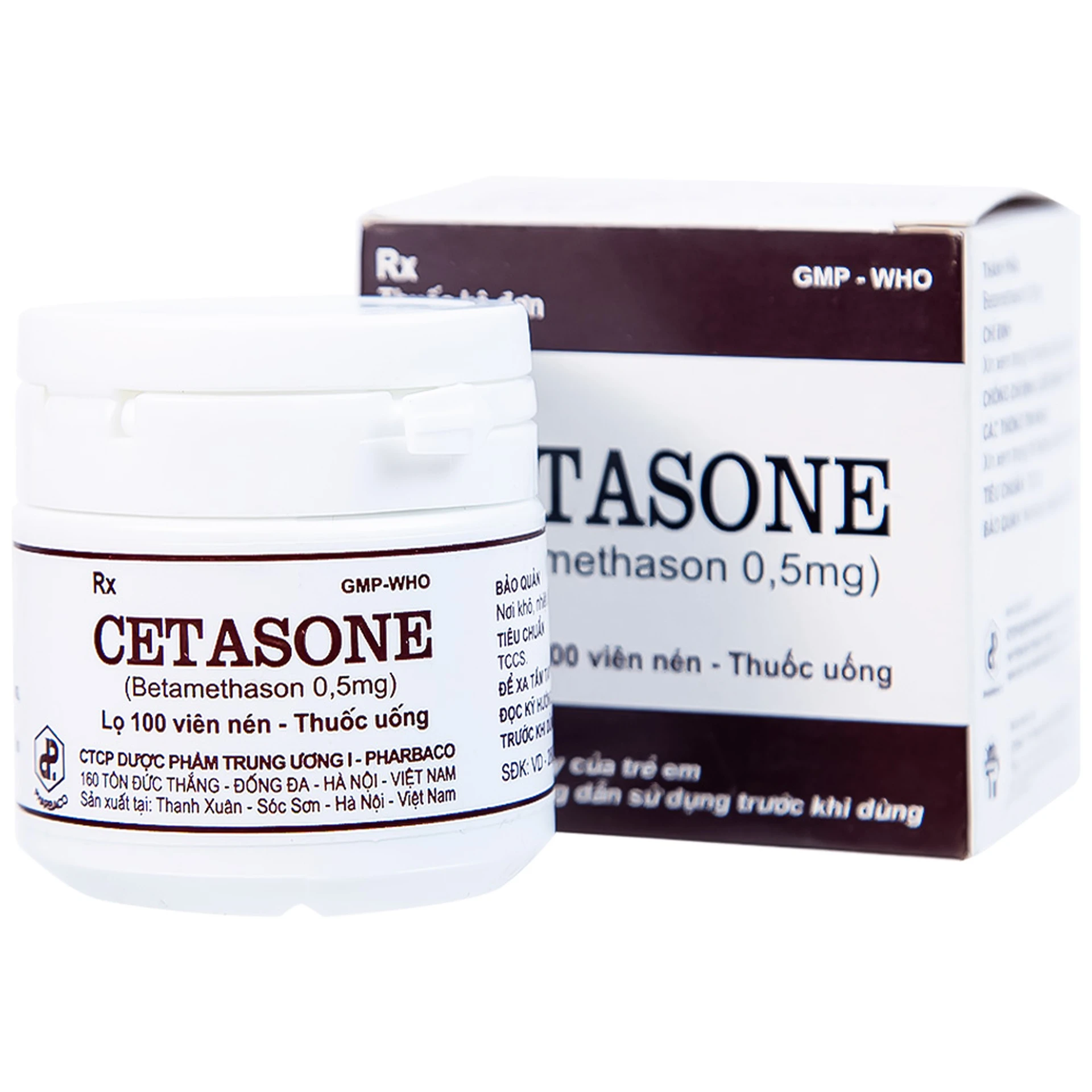 Thuốc Cetasone 0.5Mg trị bệnh khớp, dị ứng, nội tiết, hô hấp