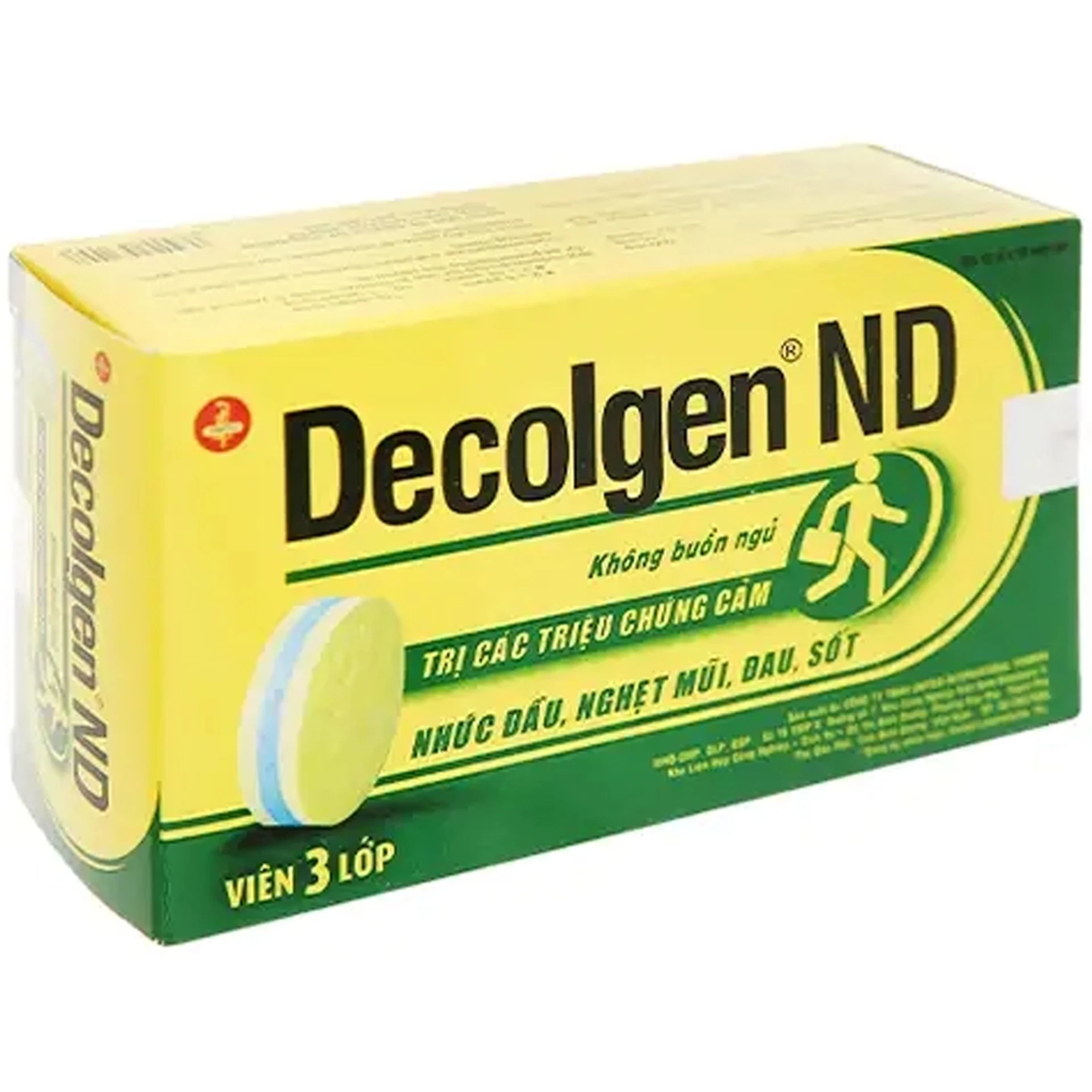 Thuốc Decolgen ND điều trị cảm thông thường (12 vỉ x 10 viên)