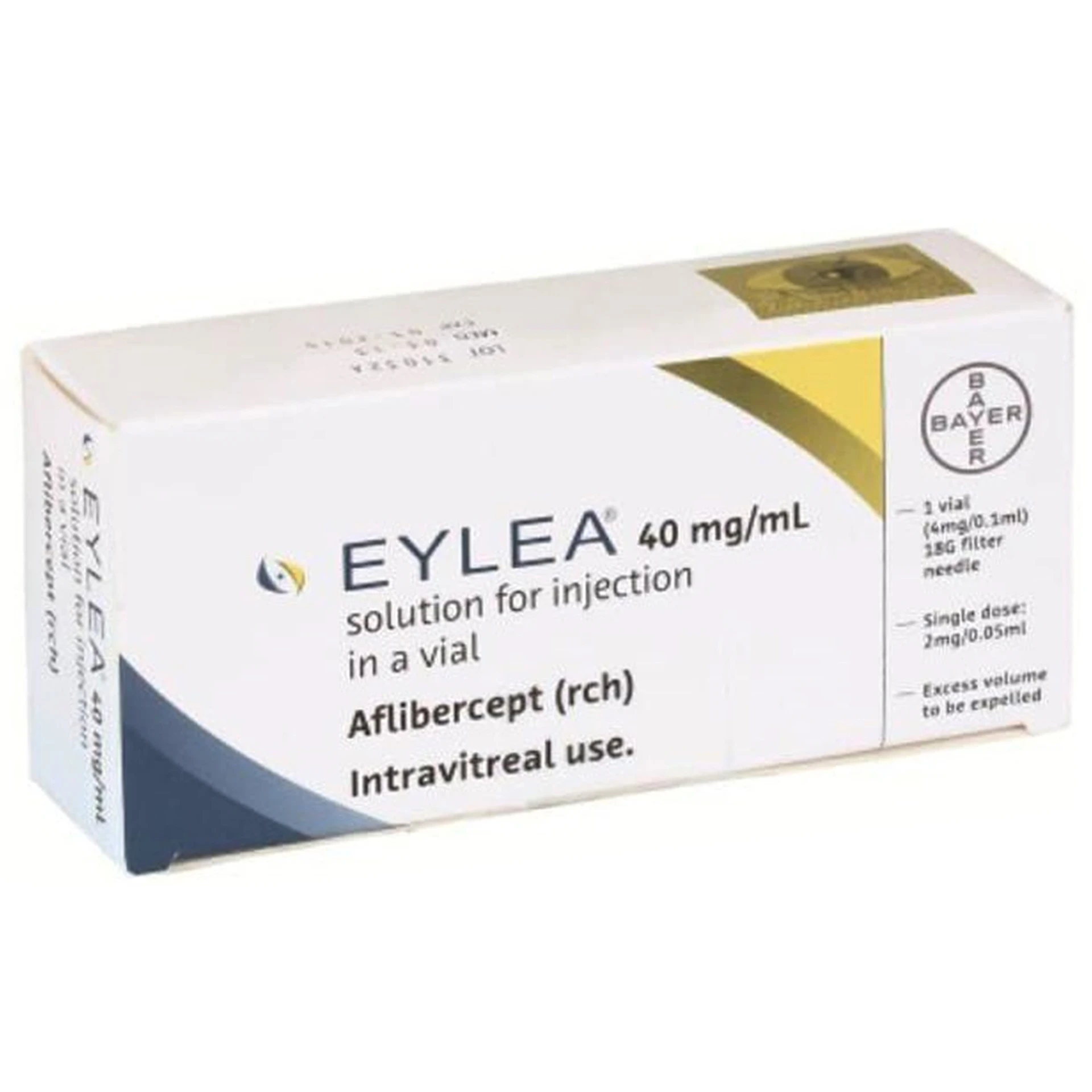 Thuốc Eylea 40mg/ml Bayer điều trị phù hoàng điểm ở bệnh nhân tiểu ...