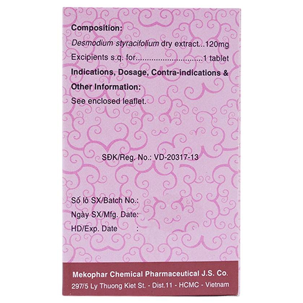 Hình ảnh Thuốc Kim Tiền Thảo Mekophar điều trị sỏi thận, sỏi bàng quang, sỏi niệu quang (100 viên)