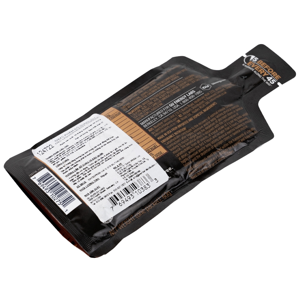 Hình ảnh Thực phẩm bổ sung GU Gel Liquid Energy Coffee 60g bổ sung năng lượng trong các hoạt động thể thao