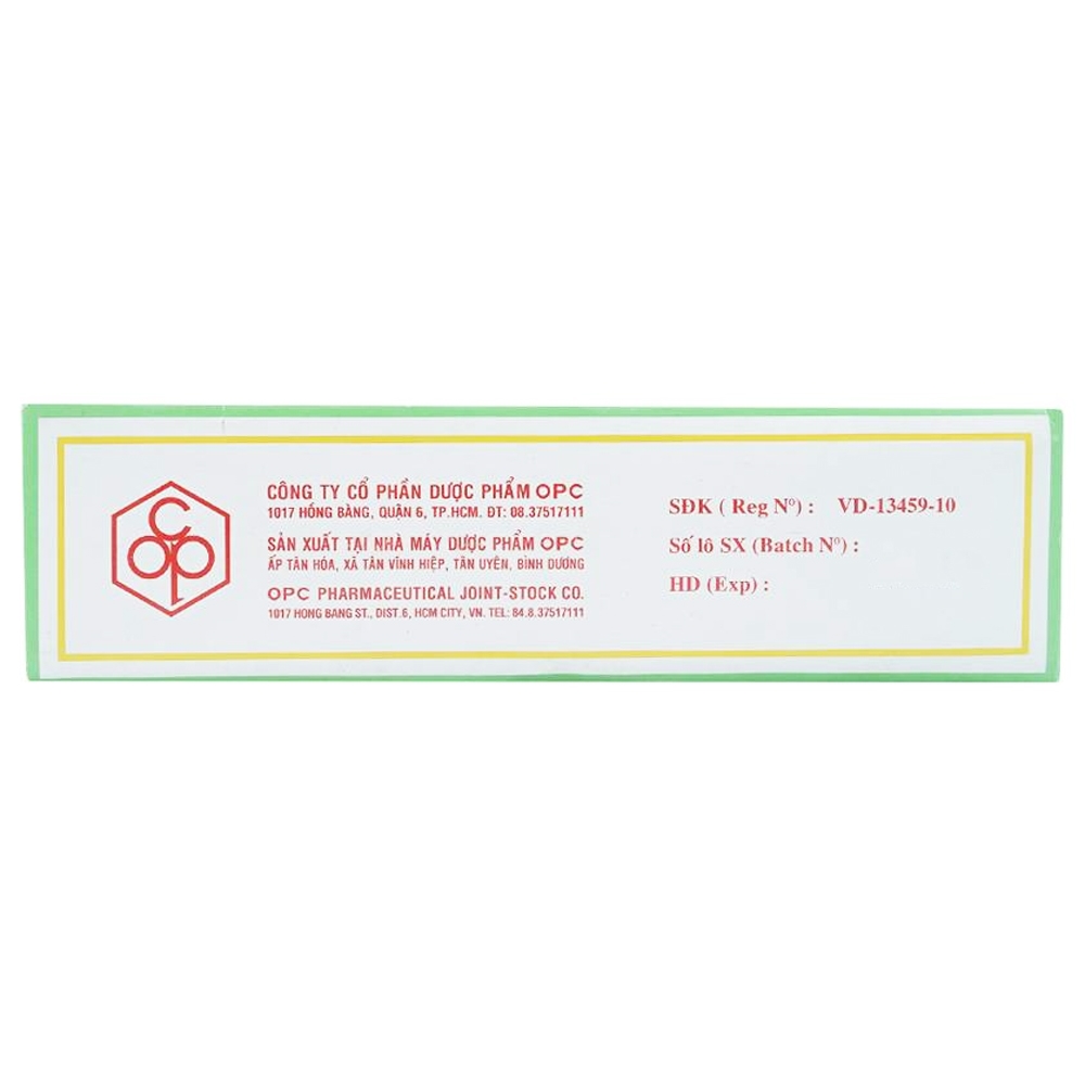 Hình ảnh Cao Sao Vàng OPC điều trị cảm cúm, nhức đầu (12 chai x 10g)