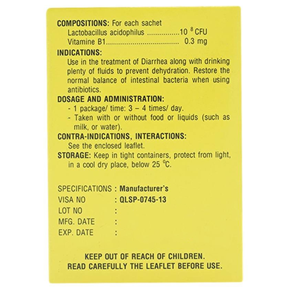 Hình ảnh Thuốc bột uống Zentozin Mebiphar điều trị tiêu chảy (30 gói x 1g)