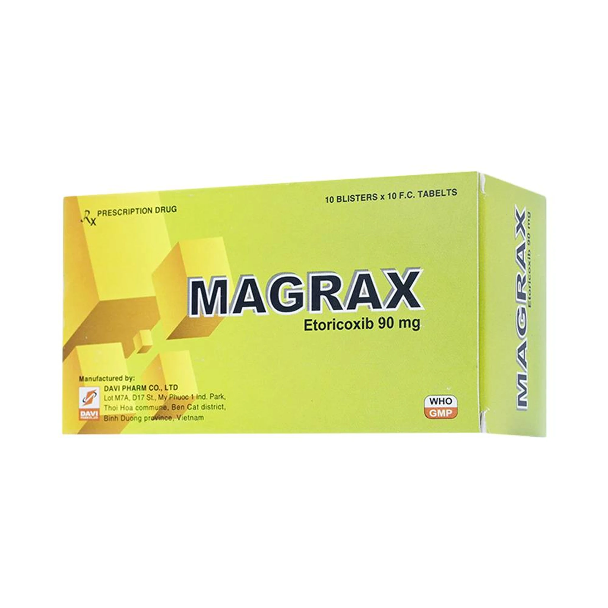 Thuốc Magrax 90mg điều trị viêm đa khớp dạng thấp (100 viên)