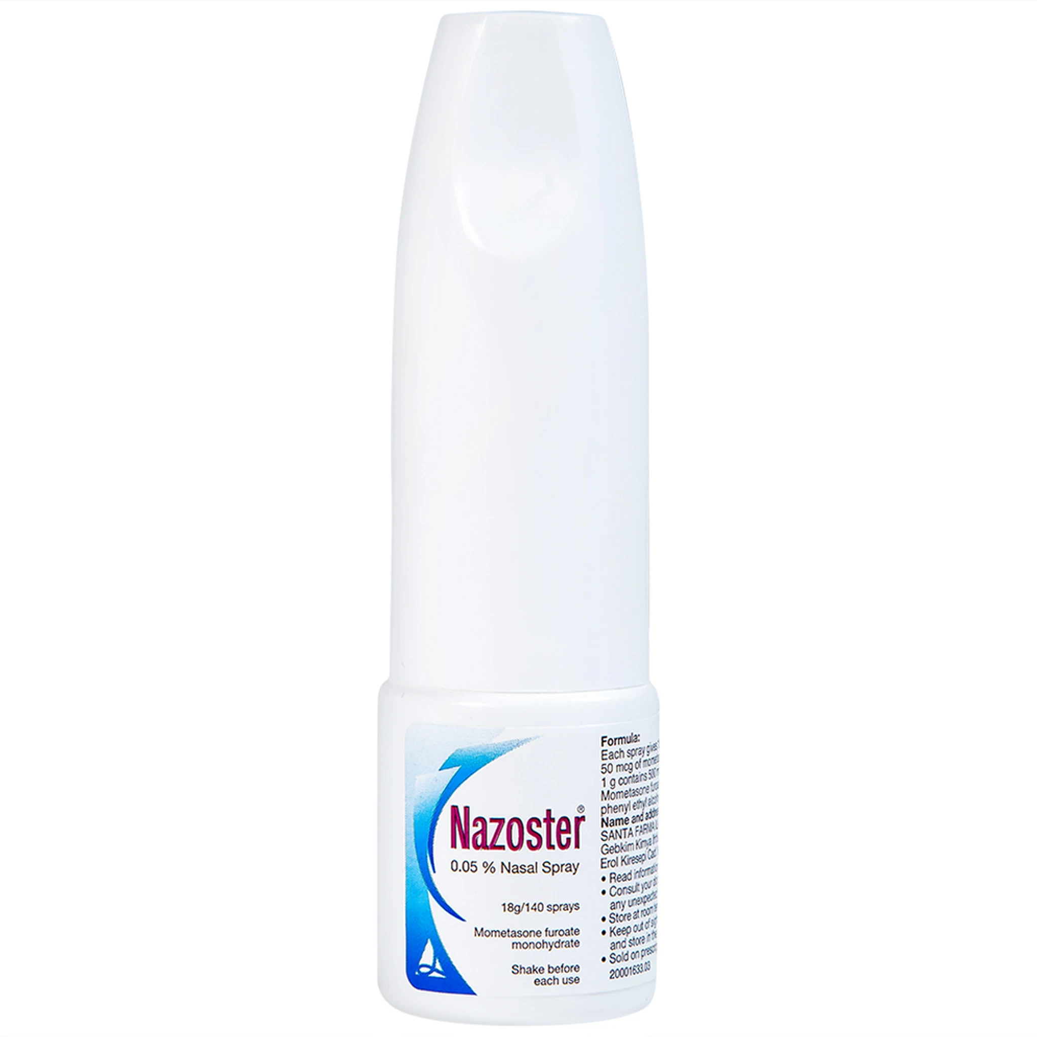 Thuốc xịt mũi Nazoster 0.05% Nasal Spray điều trị viêm mũi