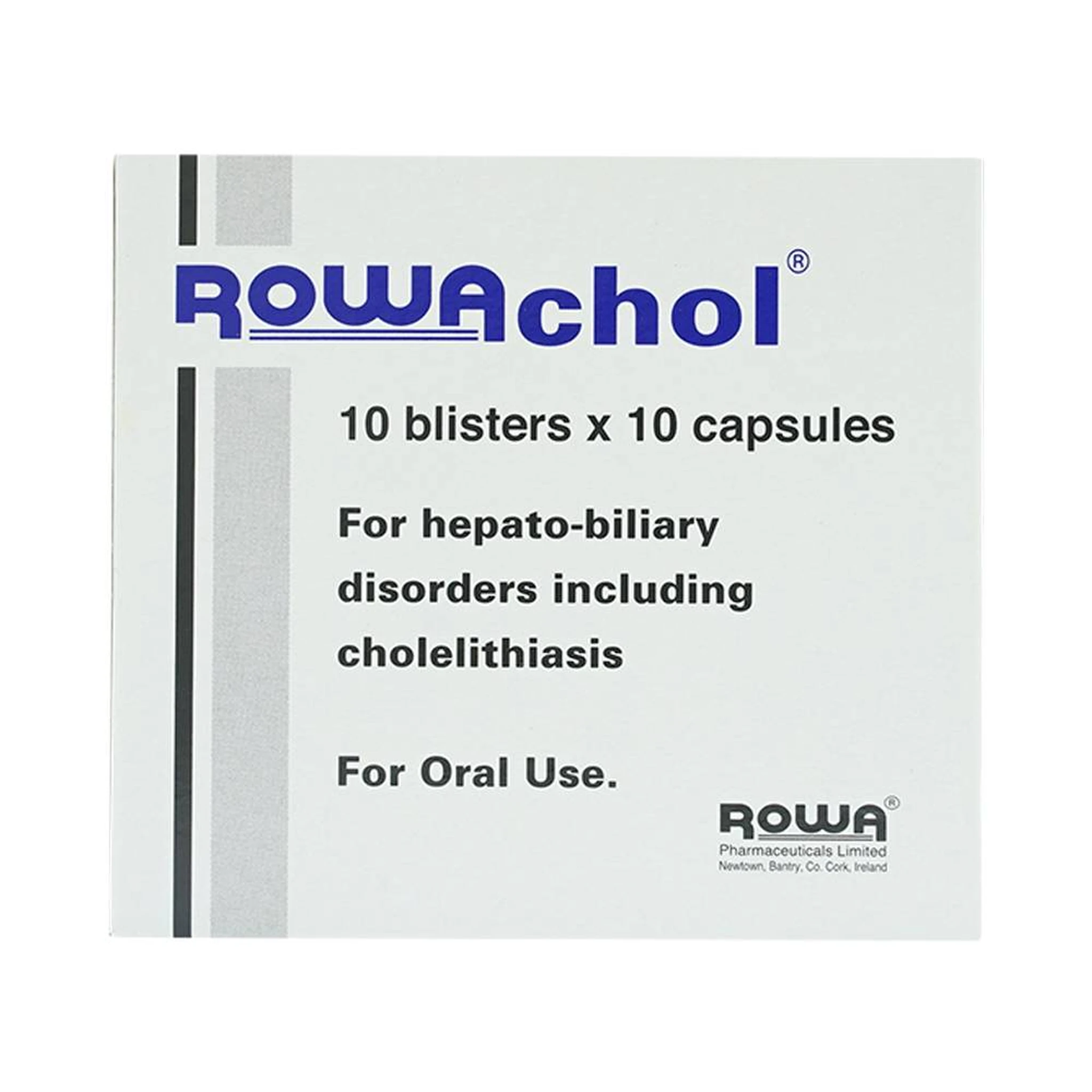 Thuốc Rowachol Rowa làm tan sỏi đường mật (10 vỉ x 10 viên)